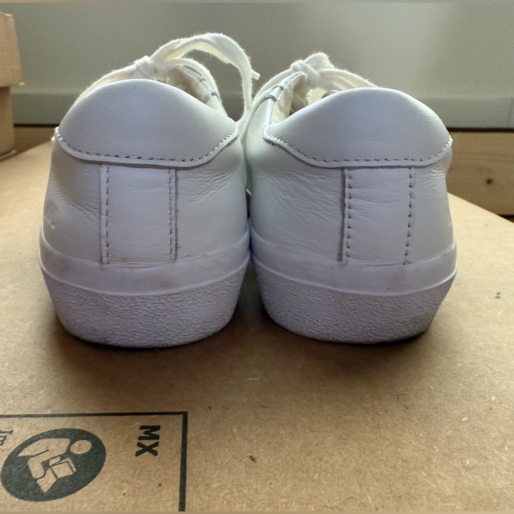 Madewell white leather low top sneakers - Picture 5 of 7